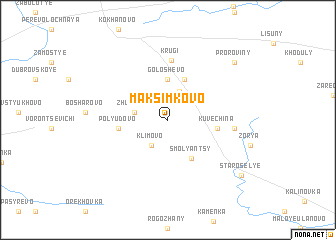 map of Maksimkovo