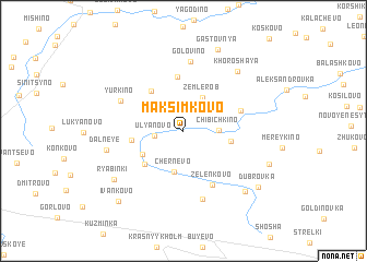 map of Maksimkovo