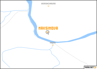 map of Maksimova