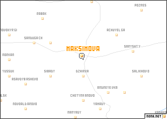 map of Maksimova