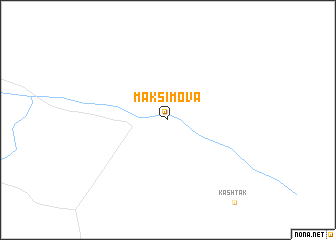 map of Maksimova