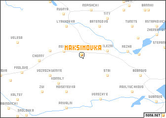 map of Maksimovka