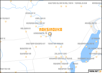 map of Maksimovka