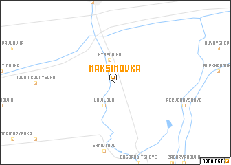 map of Maksimovka