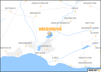 map of Maksimovka