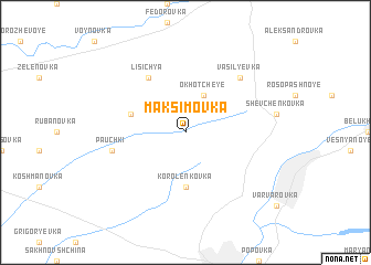 map of Maksimovka