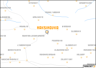 map of Maksimovka