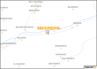 map of Maksimovka