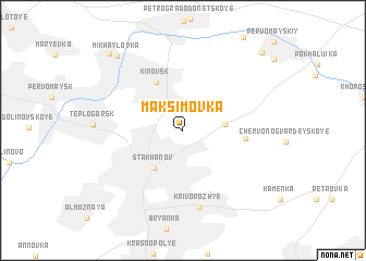 map of Maksimovka