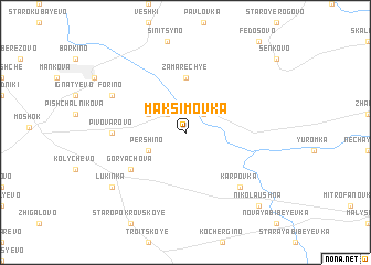 map of Maksimovka