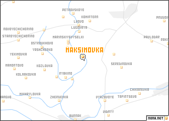 map of Maksimovka