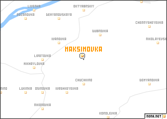 map of Maksimovka