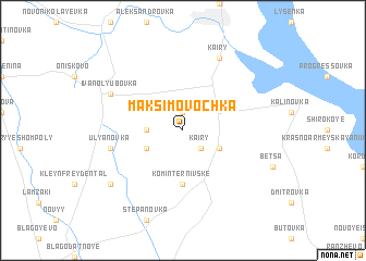 map of Maksimovochka