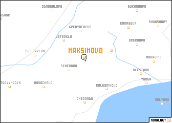 map of Maksimovo