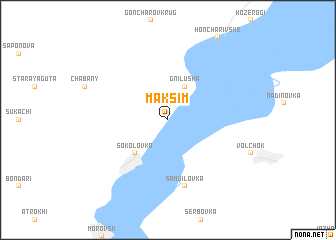 map of Maksim