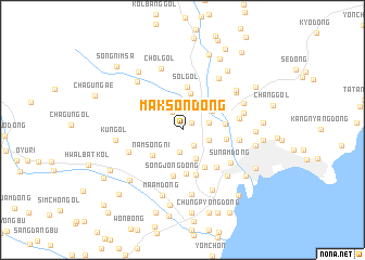 map of Makson-dong