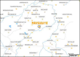 map of Maksudiye