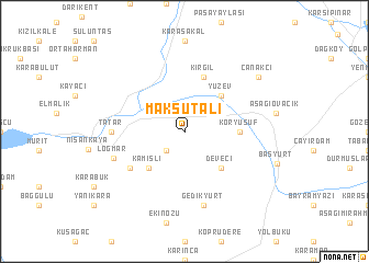 map of Maksutali