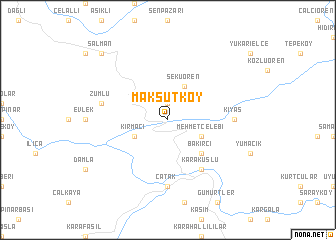 map of Maksutköy