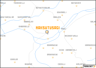 map of Maksutuşağı