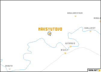 map of Maksyutovo