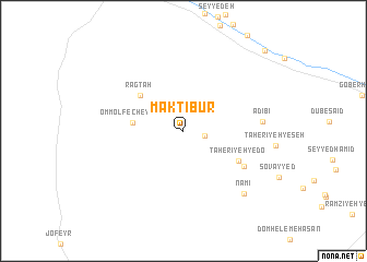 map of Maktībūr