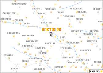 map of Maktŏkp\