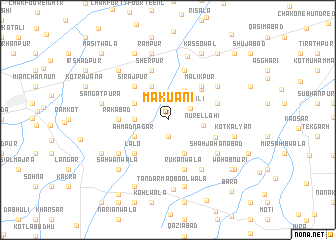 map of Makuāni