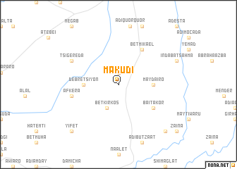 map of Makʼudī