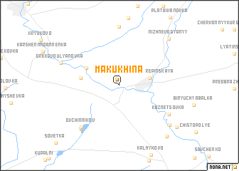 map of Makukhina
