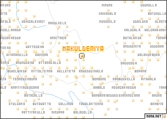 map of Makuldeniya