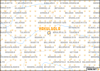 map of Makuldola