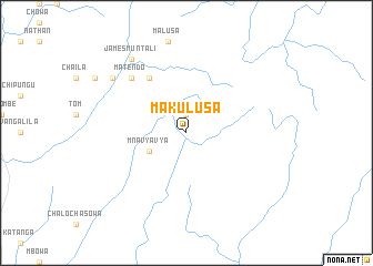 map of Makulusa