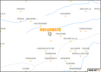 map of Makumbane