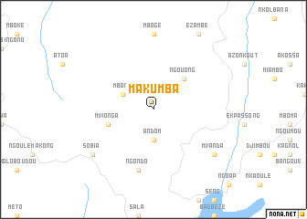 map of Makumba