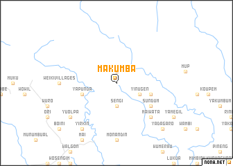 map of Makumba