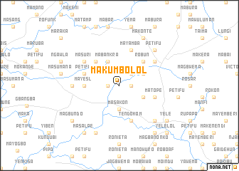 map of Makumbolol