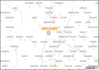 map of Makumbo