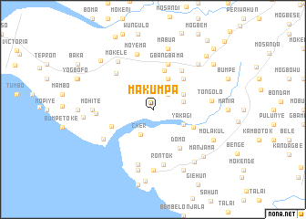 map of Makumpa