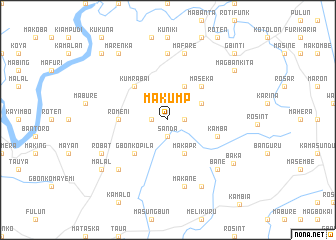 map of Makump