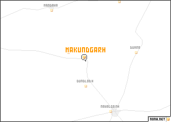 map of Mākundgarh
