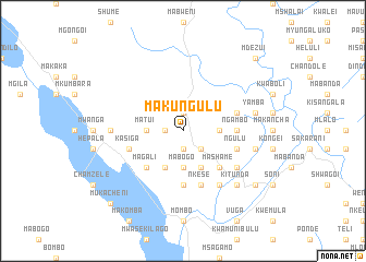 map of Makungulu