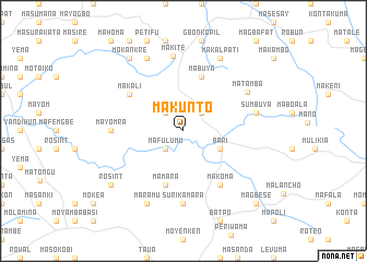 map of Makunto