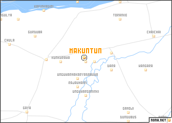 map of Makuntun
