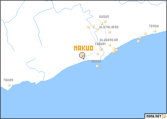 map of Makuo