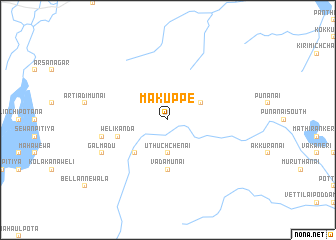 map of Makuppe