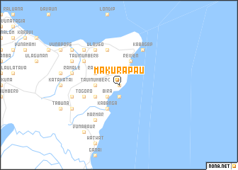 map of Makurapau