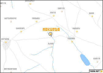 map of Makurda