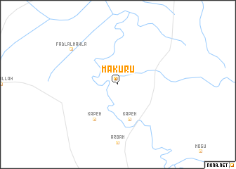 map of Makuru