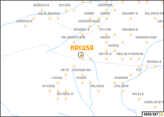 map of Makusa